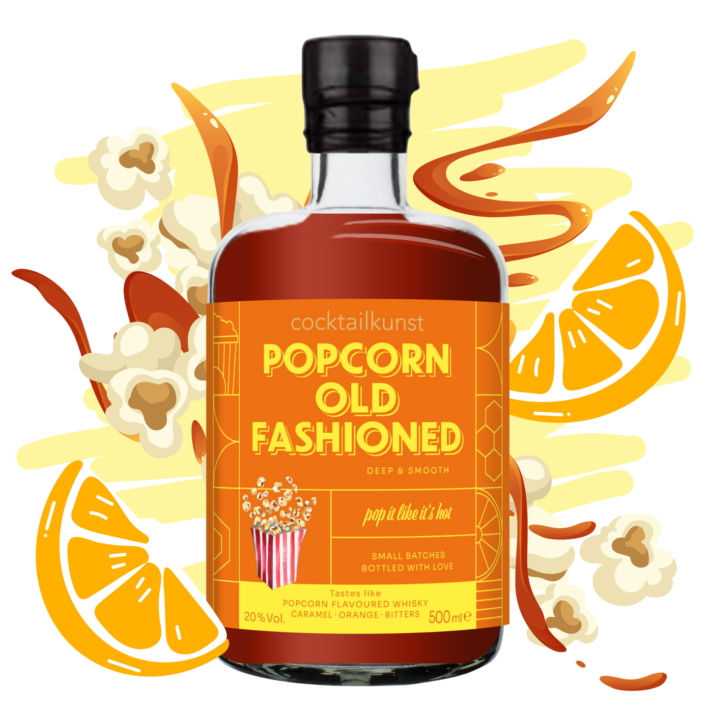 Popcorn Old Fashioned | Bottled Cocktail